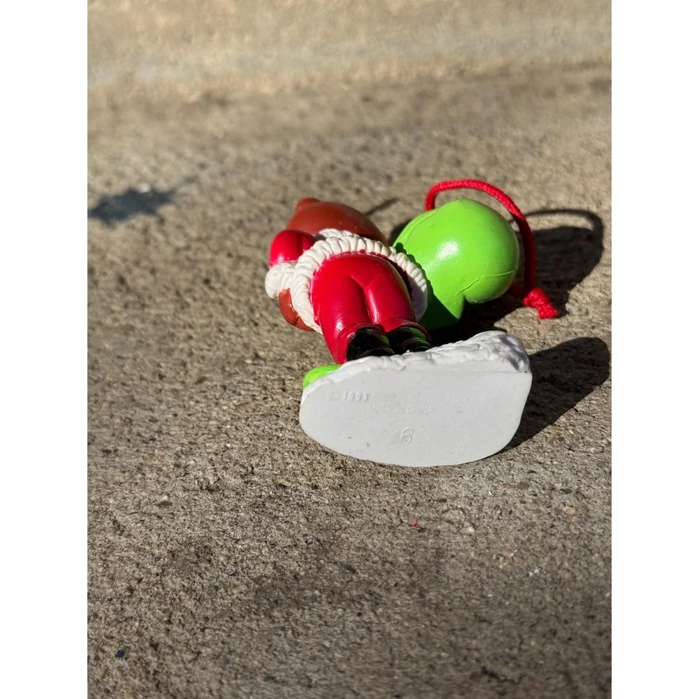 Vintage 90s Golden Crisp Cereal Sugar Bear Promotional‎ PVC Christmas Ornament